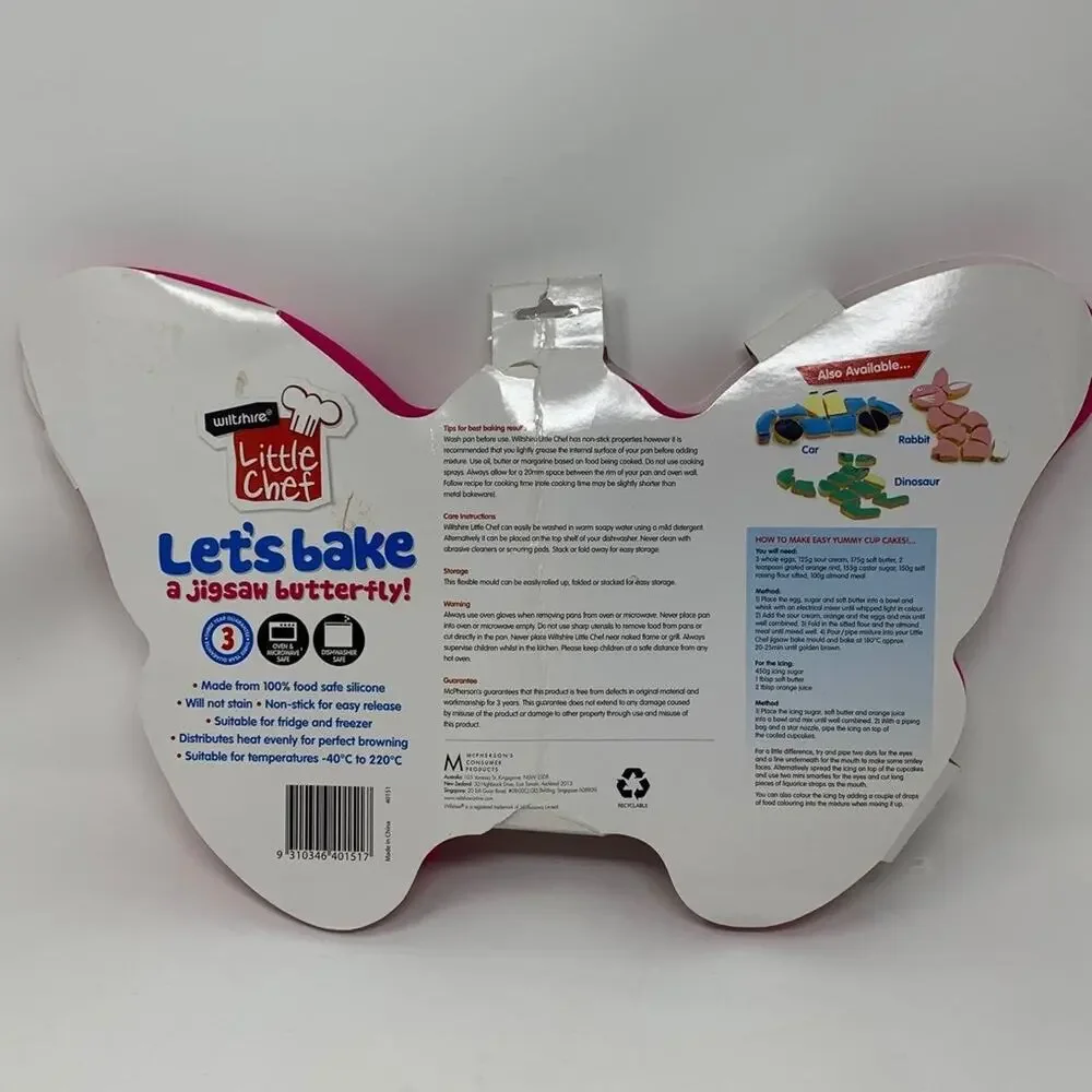 Butterfly Cake Silicone Baking Mould NEW